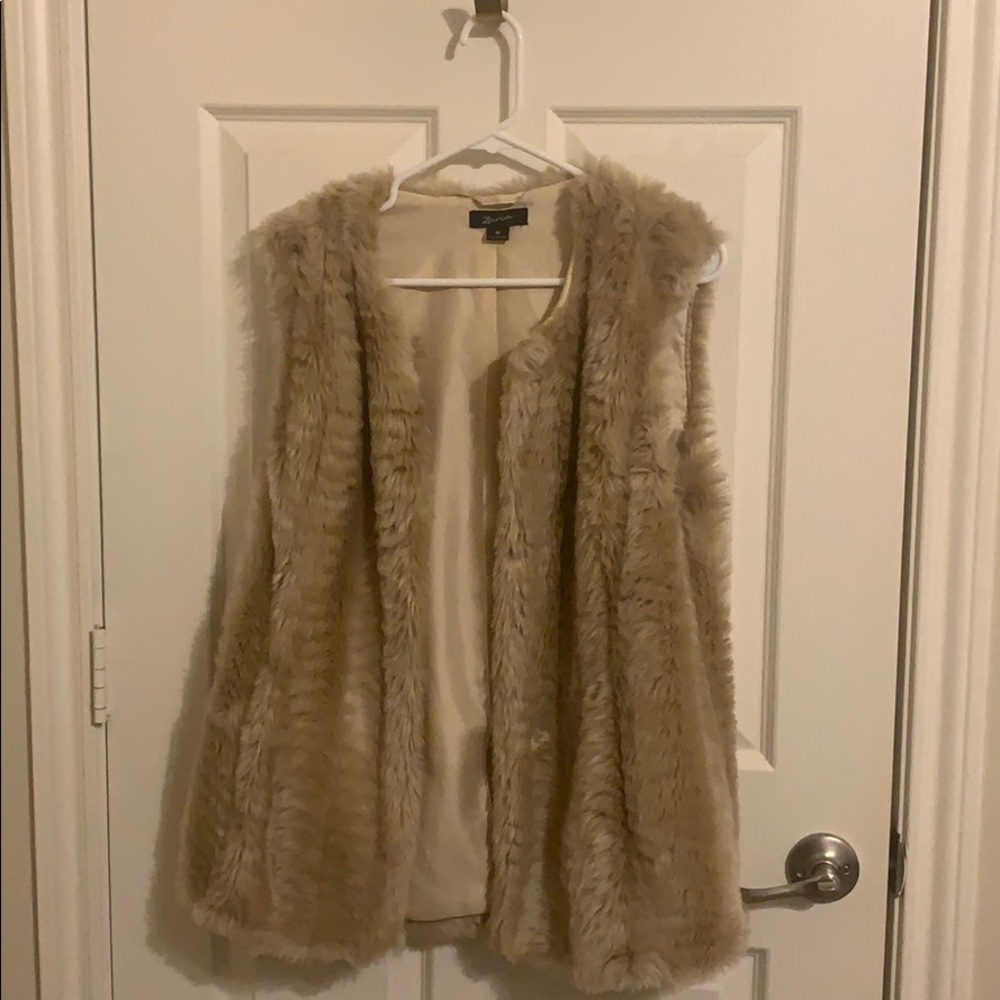 Faux fur vest